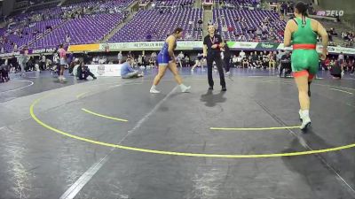 207 lbs Round 1 (16 Team) - Ariana Cavero-santiago, Evergreen State vs Carla Campos, Texas Wesleyan