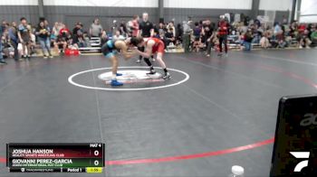 138 lbs Quarterfinal - Joshua Hanson, Reality Sports Wrestling Club vs Giovanni Perez-Garcia, Askeo International Mat Club