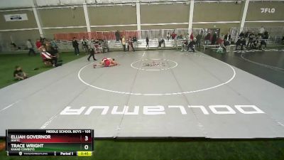 105 lbs Quarterfinal - Elijah Governor, INWTC vs Trace Wright, Kanab Cowboys