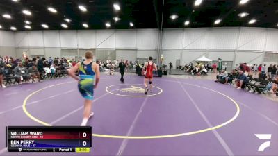 182 lbs Placement Matches (16 Team) - William Ward, North Dakota Red vs Ben Perry, Georgia Blue