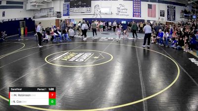 107 lbs Semifinal - Nathan Cox, Claysburg Kimmel Hs vs Maison Robinson, Chartiers Houston Hs