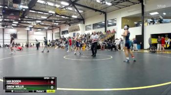 141 lbs Champ. Round 2 - Ian Boden, Cornerstone vs Drew Willis, Marian University (IN)