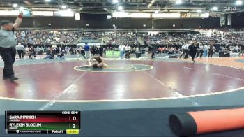 100 lbs Cons. Semi - Ryleigh Slocum, Borah vs Sara Pipinich, Caldera