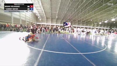 115 lbs Quarterfinal - Briana Velasquez, Sanderson Wrestling Academy vs Aubrey Meyer, Aviator Wrestling Academy