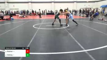 120 lbs Consolation - Joey Bodnar, PA vs Jared Galang, VA