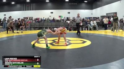 80 lbs Semis & 1st Wrestleback (8 Team) - Gideon Batchelor, Minions vs Liam Reeves, Steel Valley Renegades Wrestling Club
