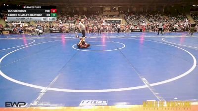 61 lbs Round Of 64 - Jax Cisneroz, Powerhouse Comanche OK vs Carter Shanley-Martinez, Steel City Reloaded