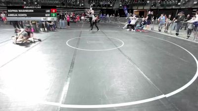 91 lbs 5th Place - Sophia Washburn, Lakeland vs Amelia Konta, North Hunterdon