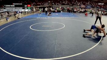 D 1 144 lbs Cons. Round 4 - Locke Ware, Denham Springs vs Christopher Stricker, Jesuit