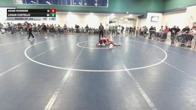 120 lbs Round Of 128 - Adam Husseini, VA vs Logan Costello, MA