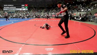 46 lbs Consi Of 16 #1 - Kalel Bonilla, Steel Valley Renegades vs Ricardo Arteche, El Paso Texas Wrestling Club