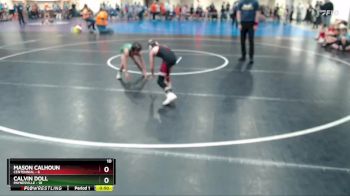 65 lbs Semis (4 Team) - Mason Calhoun, Centennial vs Calvin Doll, Paynesville