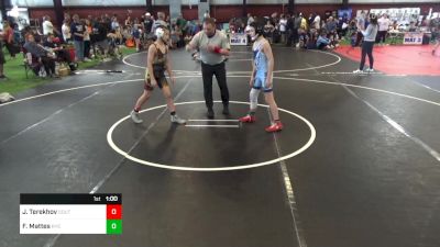 98 lbs Consi Of 8 #2 - Jadon Terekhov, Southampton vs Finn Mattes, Rye