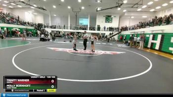 100-105 lbs Quarterfinal - Trinity Warner, South vs Molly Bornhoft, Wind River