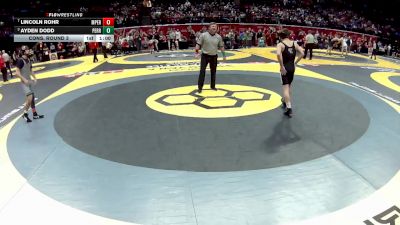 D1-113 lbs Cons. Round 3 - Lincoln Rohr, Mass. Perry vs Ayden Dodd, Perrysburg