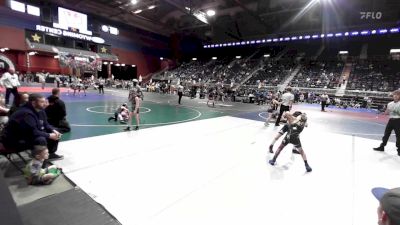 65 lbs Round Of 16 - Titus Fouts, Ridge WC vs Landyn West, Green River Grapplers