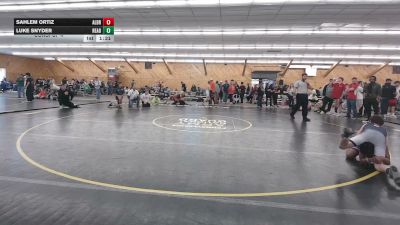 115 lbs Consi Of 4 - Sahlem Ortiz, Albrightsville vs Luke Snyder, Reading