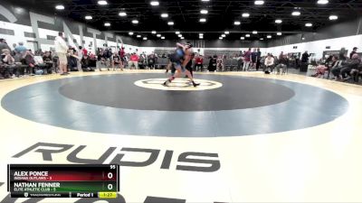 95 lbs Round 2 (8 Team) - Nathan Fenner, Elite Athletic Club vs Alex Ponce, Indiana Outlaws