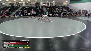 126 lbs 1st Place Match - Israel Borge, BullTrained vs Marcus Williams, Unaffiliated