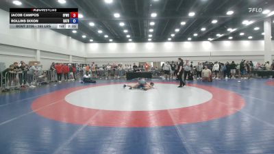 165 lbs Cons. Quarters - Jacob Campos, Sly Fox Wrestling Club vs Rollins Dixon, Radford Trained