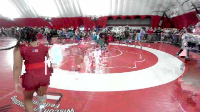 120 lbs Cons. Sub-quarters - Alexa Garcia, Relentless Training Center vs Kate Krause, Sebolt Wrestling Academy