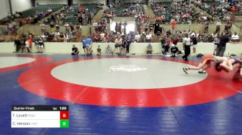 120 lbs Quarterfinal - Tucker Lovett, Rogue Wrestling vs Cole Henson, Level Up Wrestling Center