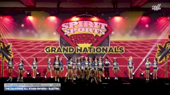 The California All Stars-Ontario - Electric [2026 L4.2 Senior Coed - Medium Day 2] 2026 Spirit Sports Grand Nationals