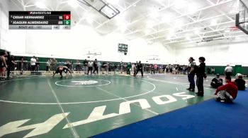 157 lbs Cons. Round 2 - Joaquin Almendariz, Arroyo vs Cesar Hernandez, Hillcrest