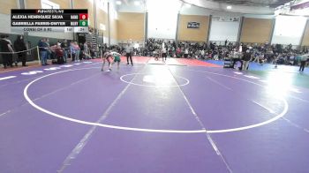 107 lbs Consi Of 8 #2 - Alexia Henriquez Silva, North Andover vs Gabriella Parris-Dwyer, Maloney