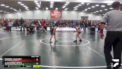 77 lbs Cons. Round 2 - Alexander Spatz, Williamsburg Wrestling Club vs Dominic Sanchez, FCA Wrestling Team VA