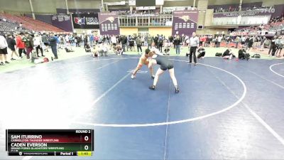 137-138 lbs Round 2 - Sam Iturrino, Carrollton Thunder Wrestling vs Caden Everson, Grand Forks Gladiators Wrestling Club