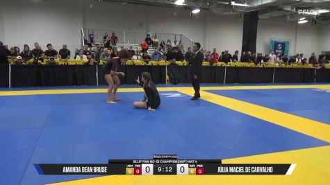 Júlia Maciel De Carvalho vs Amanda Dean Bruse 2026 Pan IBJJF Jiu-Jitsu No-Gi Championship