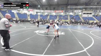 123 lbs Quarterfinal - Harleigh Prater, No Team vs Makayla Krolikowski, Elevate Wrestling Academy