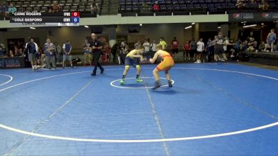 135 lbs Cons. Semis - Caine Rogers, Fighting Farmers Wrestling Club vs Cole Gesford, Chugach Eagles Wrestling Club