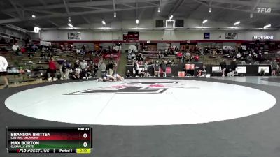 184 lbs Champ. Round 3 - Branson Britten, Central Oklahoma vs Max Borton, Glenville State