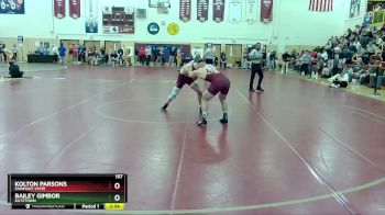 157 lbs Cons. Semi - Bailey Gimbor, Kutztown vs Kolton Parsons, Fairmont State