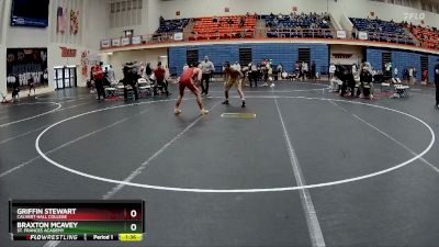 150 lbs Semifinal - Griffin Stewart, Calvert Hall College vs Braxton McAvey, St. Frances Academy