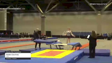 Boden Courtney - Double Mini Trampoline, NVG - 2021 USA Gymnastics Championships