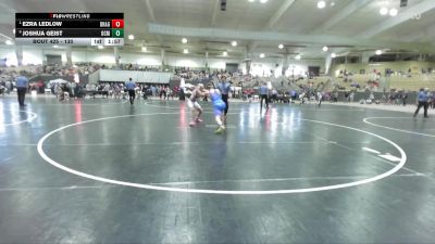 130 lbs Quarterfinal - Ezra Ledlow, Higher Calling Wrestling vs Joshua Geist, Overton Co MSWC