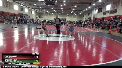 100 lbs Cons. Semi - Carter Solt, Askren Wrestling Academy vs Caiden Anez, LITTLE FALLS