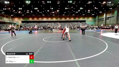 285 lbs Round Of 32 - Charley Hastriter, Oregon State vs Mason Ding, Wyoming