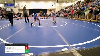 80 lbs Quarterfinal - Robert Stegeman, R.A.W. vs Jackie Allen, Collinsville Cardinal Youth Wrestling