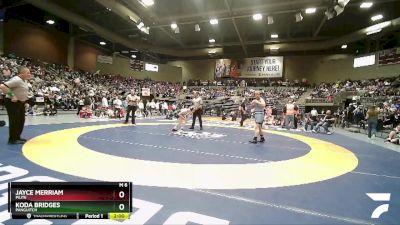 1A 175 lbs Cons. Semi - Koda Bridges, Panguitch vs Jayce Merriam, Piute