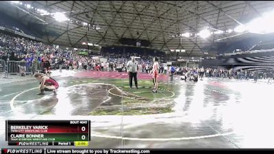 120 lbs Round 1 - Claire Bonner, Team Scorpion Wrestling Club vs Berkeley Varick, Twin City Wrestling Club