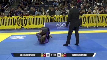 Rana Louise Willink vs Zoe Elizabeth Parris 2025 Pan IBJJF Jiu-Jitsu No-Gi Championship