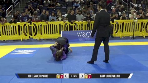 Rana Louise Willink vs Zoe Elizabeth Parris 2025 Pan IBJJF Jiu-Jitsu No-Gi Championship