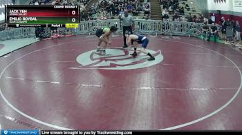 132 lbs Champ. Round 1 - Emilio Roybal, SLAM Academy vs Jack Yeh, Spring Valley