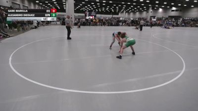 126 lbs Cons. Sub-rd Of 32 - Gabe Marella, Relentless Training Center vs Alejandro Dieguez, South Central Punisher Wrestling