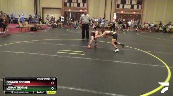 65 lbs Cons. Round 5 - Connor Dobson, MHWC vs Logan Thomas, Wrecking Crew