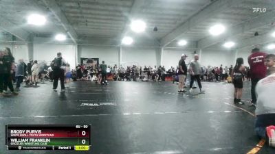 50 lbs Round 5 - William Franklin, Grizzlies Wrestling Club vs Brody Purvis, White Knoll Youth Wrestling